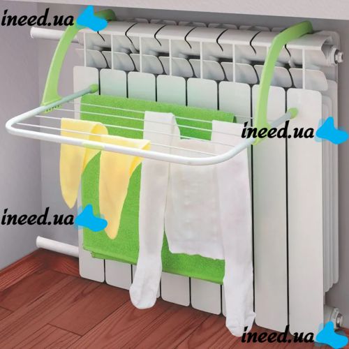 Hanging Clothes Dryer Fold Clothes Shelf Green, removable portable dryer for clothes and shoes, hanging on a battery, bathtub, doors, window sill