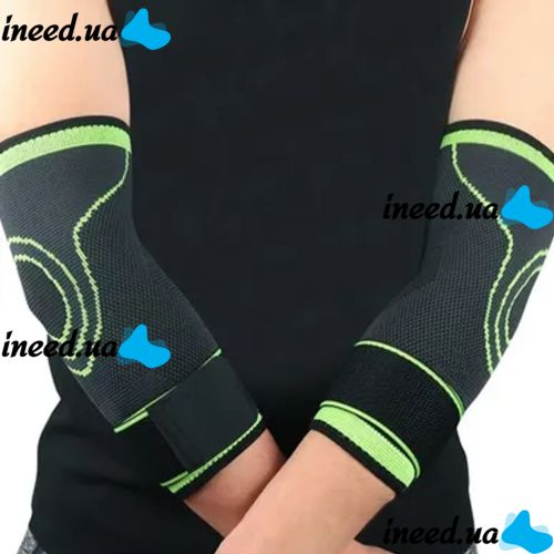 Фиксатор локтевого сустава Elbow Support ST-2506 эластичный бандаж, фиксатор, универсальный спортивный налокотник на локоть с фиксирующим ремнем