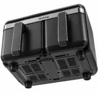 Двойная аэрогриль мультипечь Skyberg SB-317 10 л 4800W сенсорная двухкамерная аэрофритюрница с 2 корзинами, таймером и регулировкой температуры