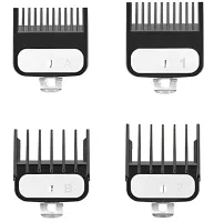 VGR V-268 10W cordless hair trimmer, 3 interchangeable attachments, cordless men's beard and moustache trimmer with LED display USB
