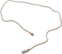 Магнитная зарядка для телефона Hoco X-Cable Magnetic 3 в 1 круглый USB кабель micro lightning type-c 1 м шнур с LED подсветкой M3 для Android IOS