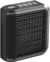 Портативный мини обогреватель в розетку Handy Heater NFJ-08 800W электрический настенный тепловентилятор с дисплеем и пультом от сети AND 032 Черный