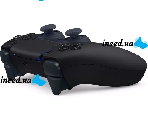 Беспроводной джойстик геймпад Sony PlayStation DualSense PS5 Black аккумуляторный игровой контроллер с микрофоном для приставки Черный