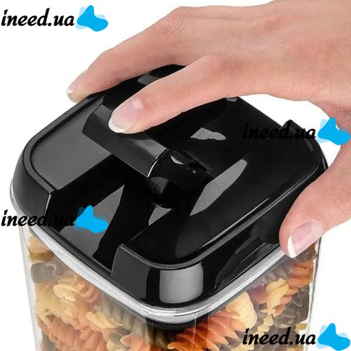 Набор контейнеров для сыпучих Food Storage Container Set 8 емкостей, прозрачные органайзеры, баночки для хранения пищевых продуктов, круп с крышками