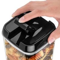 Набор контейнеров для сыпучих продуктов Food Storage Container Set 6 емкостей, прозрачные контейнеры с крышками для хранения пищевых продуктов, круп