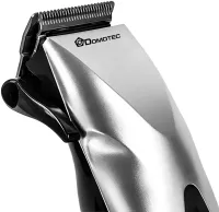 Проводная машинка для стрижки волос Domotec MS-3305 12W профессиональный триммер для окантовки бороды и усов со сменными насадками Белый