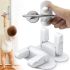 Universal Children's Lock Lock BingoKid Door Lever Lock Protection Limiter on Door and Window Handles on an adhesive Basis for Children White