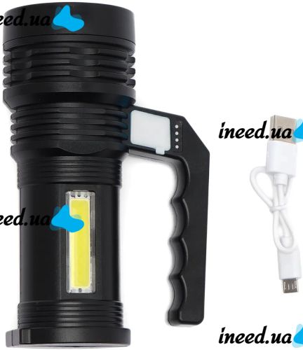 Акумуляторний Ручний ліхтарик X-Balog BL-8205 світлодіодний переносний LED світильник 1200 mAH портативний ліхтар прожектор 4 режими USB BK-899