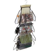 Organizer for storing bags on a hanger Range Sacs a Main, hanging hanger for 16 bags, hanger organizer for accessories for 8 sections, pockets