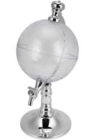 Диспенсер дозатор для алкогольных напитков Глобус Globe Drink Dispenser 3.5 л стеклянный резервуар декантер с краном для пива 3500 мл 37х20х23 см