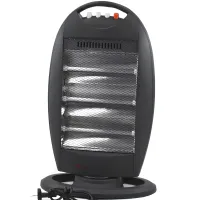 Напольный инфракрасный галогенный обогреватель Domotec MS-5951 1200W 3 режима мощности, настольный кварцевый электрообогреватель от сети 1200 Вт