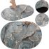 Moisture-absorbing Bathroom Mat 3D Marble Universal Non-slip quick-drying Marble Carpet on the Toilet and Bathroom Floor 50x80 cm