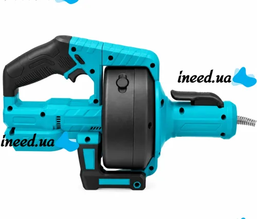 Аккумуляторная прочистная машина Makita DBU108Z 48V трос 7 м с 2 АКБ для прочистки труб и канализации, беспроводная машинка для устранения засоров