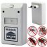 Electromagnetic Ultrasonic Pest Repeller Riddex Rodents and Insects for the destruction of mice, rats, cockroaches and mosquitoes in the socket White