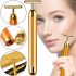Іонний вібромасажер для обличчя та шиї Revoskin Gold Energy Beauty Bar Ревоскин електричний масажер для ліфтингу та омолодження шкіри на акумуляторі