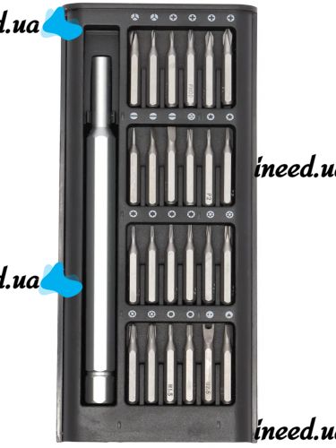 Набор отверток 25 в 1 Phillips Torx Hex Precision DIY с кейсом магнитные биты отвертки для ремонта телефонов мини-чехол набор инструментов отвертка