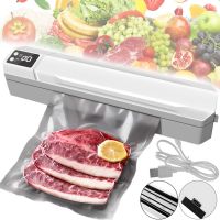 Вакуумный упаковщик пакетов Vacuum Sealer AND 1039 автоматический бытовой вакууматор с пакетами, вакуумайзер для упаковки и хранения еды, продуктов
