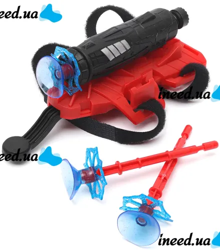 Children's toy glove blaster Spider Man Spider Wrist Transmitter AND-5659 toy hand gun with crossbow and 3 suction cups Spider Men