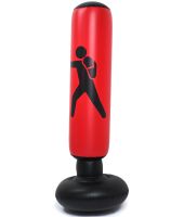 Inflatable Punching Bag Sportflix MA591 160 cm Floor Standing Boxing Bag with Pump for Kids and Adults
