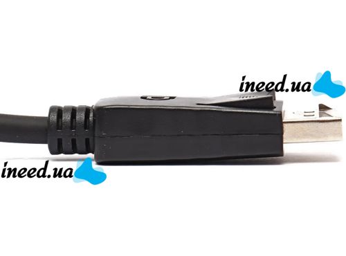 Видео кабель DisplayPort на DisplayPort 1.8 м универсальный переходник, соединительный кабель для передачи видеосигнала на телевизор 95506