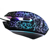 Игровой набор UKC 7768 проводная клавиатура и мышка с RGB светодиодной подсветкой 45 клавиш, Компьютерный комплект мышь с клавиатурой для ПК Черная