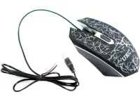Игровой набор UKC 7768 проводная клавиатура и мышка с RGB светодиодной подсветкой 45 клавиш, Компьютерный комплект мышь с клавиатурой для ПК Черная