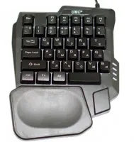 Игровой набор UKC 7768 проводная клавиатура и мышка с RGB светодиодной подсветкой 45 клавиш, Компьютерный комплект мышь с клавиатурой для ПК Черная