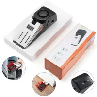 Беспроводная дверная сигнализация Door Stop Alarm защита входных дверей дома Стоп Дверь Звуковая с датчиком вибрации и звуком 120 дБ на батарейках