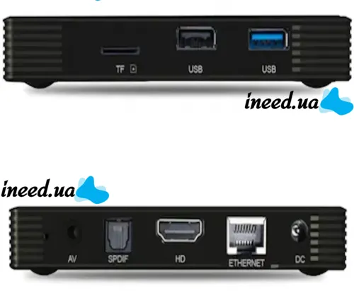 Смарт приставка для телевизора с пультом X88 Pro 12 DDR 4G eMMC128G, Медиаплеер Android 12, Цифровая ТВ приставка со встроенным Wifi модулем Черная