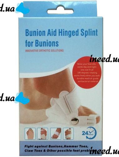 Бандаж корректор большого пальца Valufix Aid Hinged for Bunions YH-06 ортопедическая шина, вальгусный фиксатор коррекции, лечения косточки Valgus Pro