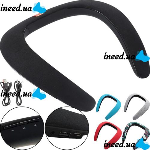 Беспроводная bluetooth колонка на шею T&G SoundGear SG-2610, Аккумуляторная блютуз акустика от USB для прослушивания музыки с громкой связью 42899