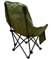 Раскладное кресло шезлонг Паук Lesko DL-274 Green до 120 кг для кемпинга 160х55х60 см складной туристический лежак раскладушка в чехле Зеленый Ranger
