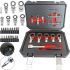 MAG-757 Tool Kit 29 Items Ratchet with attachments and bits Ratchet Wrench Set for hard-to-reach places in the case