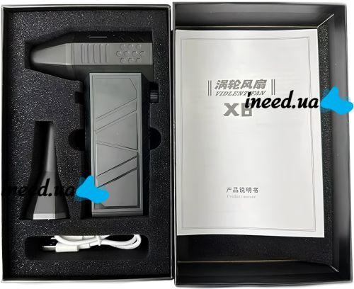 Автомобильный турбовентилятор для удаления пыли Violent Turbo Fan X6 130000 об/мин 8000 мАч аккумуляторный ручной воздушный компрессор воздуходувка