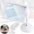 Desktop Magnifier on a Tripod Reading Brighter Viewer LK2303-91 3x Magnifying Glass with LED Backlight on a Reading stand White