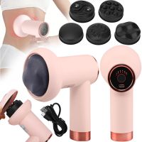 Антицеллюлитный массажер Deep Rolling Massager SL-630 ручной аккумуляторный вибромассажер, лимфодренажный пистолет для всего тела с насадками W44, LY-635