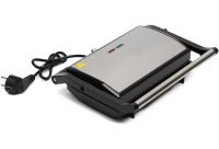Электрический контактный гриль Bitek BT-2685 2000W прижимной электрогриль для мяса, сендвичница с антипригарным покрытием и таймером Grill Maker