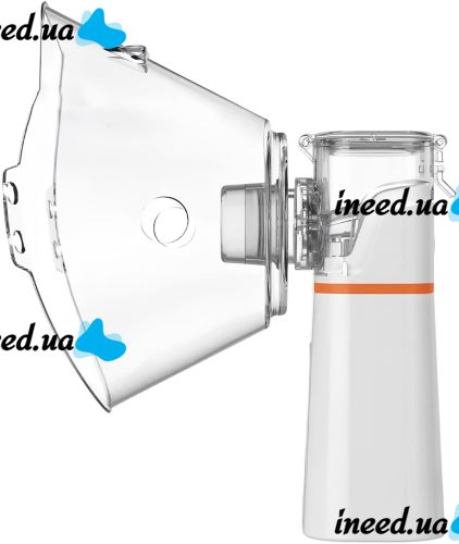 Ручной небулайзер Mesh Nebulizer M-202 портативный ультразвуковой ингалятор, бесшумный мини распылитель для ингаляций дома на батарейках M202