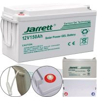 Универсальный гелевый аккумулятор Jarrett GEL 12V 150Ah для котла и солнечных панелей, Аккумуляторная батарея 12В 150Ач для систем электропитания