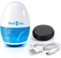 Электрическая пилка для ног Pedi Vac R1-4921 аккумуляторная шлифовальная пемза для чистки пяток и удаления мозолей с вакуумным пылесосом от USB
