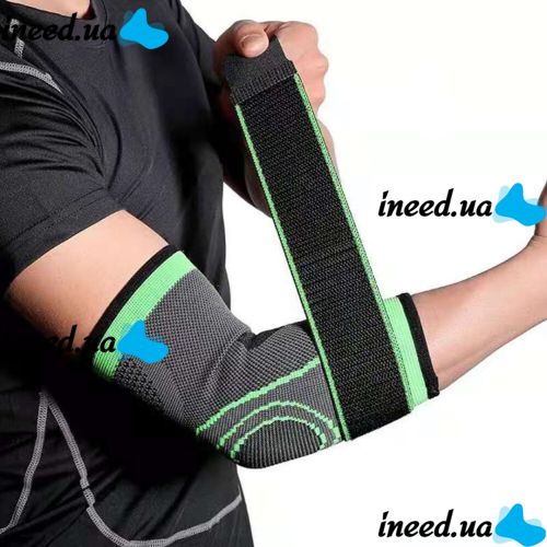 Фиксатор локтевого сустава Elbow Support ST-2506 эластичный бандаж, фиксатор, универсальный спортивный налокотник на локоть с фиксирующим ремнем
