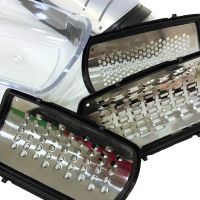Набор терок Soft Touch Container Grater Set 4 в 1 ручная овощерезка, мультислайсер для нарезки овощей и фруктов со сменными насадками и контейнером