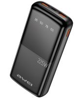 Портативное зарядное устройство Power Bank Awei P13K 20000mah 22.5W 2 USB TYPE-C с быстрой зарядкой и индикатором, внешний аккумулятор повербанк