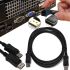 Видео кабель DisplayPort на DisplayPort 1.8 м универсальный переходник, соединительный кабель для передачи видеосигнала на телевизор 95506