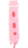 Мягкая плюшевая игрушка-подушка Кот Батон 50 см Pink детская подушка обнимашка котик, игрушечный длинный антистресс кот-батон от 3-х лет Розовый