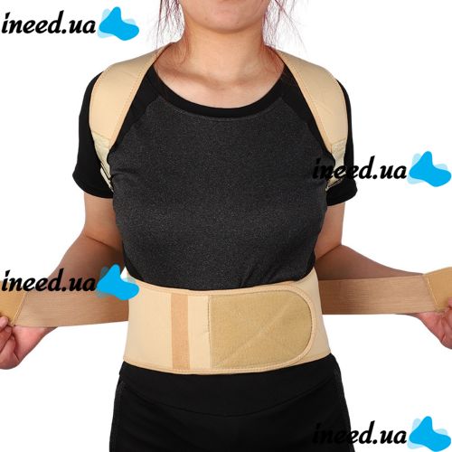 Magnetic Fixing Posture Corrector Spime Performance Pro Man L XL Orthopedic Corset Bandage for Slouching and Back Alignment with 12 Magnets