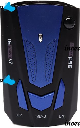 Автомобильный лазерный антирадар Radar Detectors T9-V7 детектор радиолокатора, радар обнаружитель измерения скорости с LED дисплеем на 360° V7