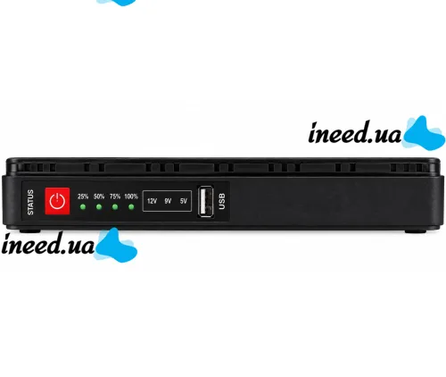 Источник бесперебойного питания UPS Andowl Q-UP900 для Wi-Fi роутера 5V 9V 12V Power Bank 8800mAh бесперебойник 18W для модема коммутаторов и камер