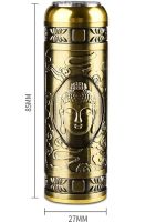Аккумуляторная роторная мини бритва шейвер Razor HW-T8 5W для сухого и влажного бритья, Беспроводная мужская электробритва для бороды от USB Золотая