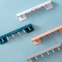 Многофункциональный навесной самоклеящийся держатель Tool Holder для кухонных ножей с крючками, Настенная подставка для столовых приборов на кухню